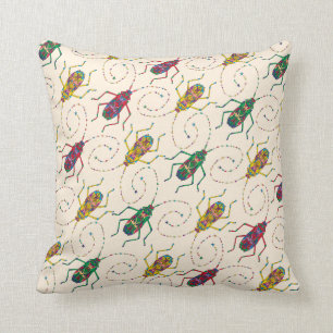 Colorful Original Insects Pattern Sierkussen