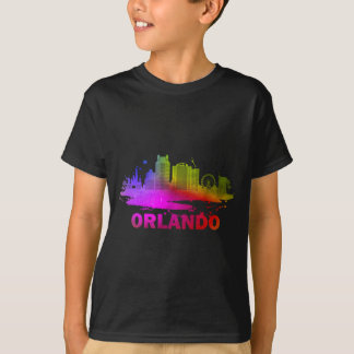 Colorful Orlando Cityscape Souvenir - Orlando T-shirt