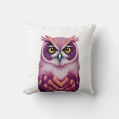 Colorful Owl Bird Artwork Kussen (Voorkant)