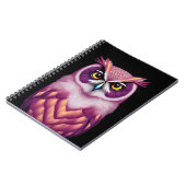 Colorful Owl Bird Artwork Notitieboek (Linkerzijde)