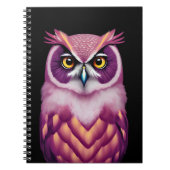 Colorful Owl Bird Artwork Notitieboek (Voorkant)