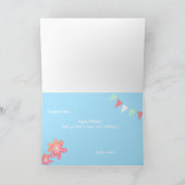 Colorful Owl Happy Birthday Kaart (Binnen)