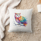 Colorful Owl Pillow Kussen (Deken)