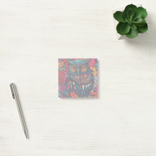 Colorful Owl Post-it® Notes (Kantoor)