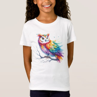 Colorful Owl T-shirt
