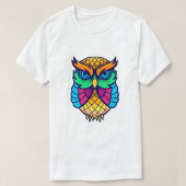 Colorful Owl T-shirt