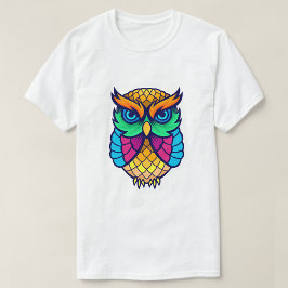 Colorful Owl T-shirt