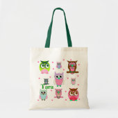 Colorful Owls Canvas tas (Voorkant)