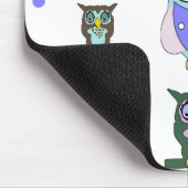 Colorful Owls Muismat (Hoek)