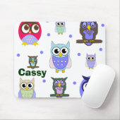 Colorful Owls Muismat (Met muis)