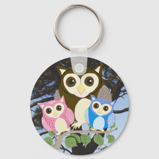 Colorful Ownership in a Tree Sleutelhanger (Voorkant)