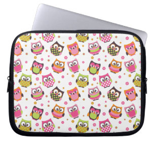 Colorful Ownership op witte achtergrond laptophoes Laptop Sleeve