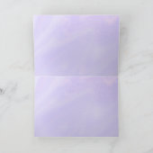 Colorful Paars Joods Happy Purim Holiday Kaart (Binnen)