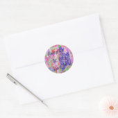 Colorful Paarse Lupine Flowers with Words Stickers (Envelop)