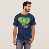 Colorful Pachyderm T-Shirt (Voorkant volledig)