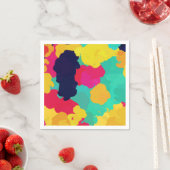 Colorful Paint Fiesta Arts Crafts Birthday Party Servet (Insitu)