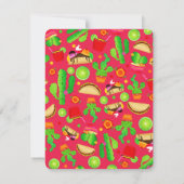 Colorful Paint Fiesta Gracias Dank je wel Kaart (Achterkant)