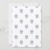 Colorful Paint Hockey Theme Birthday Party nodigt  (Achterkant)