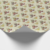 Colorful Paint Pattern Chrismas & HBD Wrapping Pap Cadeaupapier (Hoek)