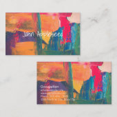 Colorful Paint Professional-Visitekaartje Visitekaartje (Voorkant / Achterkant)