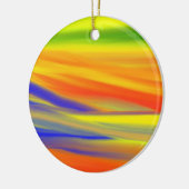 COLORFUL PAINT RAINBOW ART KERAMISCH ORNAMENT (Links)