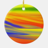 COLORFUL PAINT RAINBOW ART KERAMISCH ORNAMENT (Achterkant)