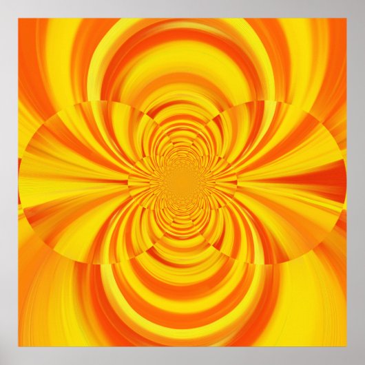 COLORFUL PAINT RAINBOW SWIRL POSTER (Voorkant)