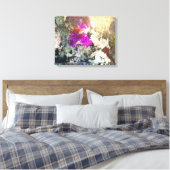 Colorful Paint Splash Cool Canvas Afdruk (Insitu (Slaapkamer))