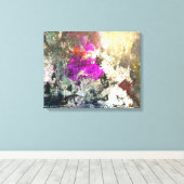 Colorful Paint Splash Cool Canvas Afdruk (Insitu (Houten vloer))