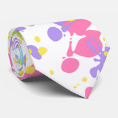 Colorful Paint Splash Necktie Stropdas (Opgerold)