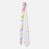 Colorful Paint Splash Necktie Stropdas (Achterkant)