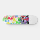 Colorful Paint Splash Panda Persoonlijk Skateboard (Horizontaal)