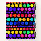 Colorful Paint Stip Patroon Notitieboek (Achterkant)