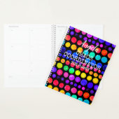 Colorful Paint Stip Patroon Planner (Display)