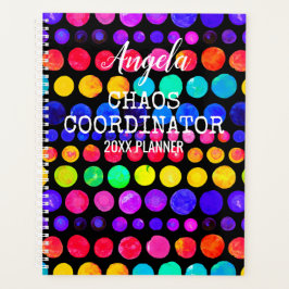 Colorful Paint Stip Patroon Planner