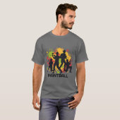 Colorful Paintball Scene T-shirt (Voorkant volledig)