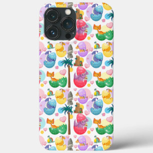 Colorful Painted Dinosaur Pattern Case-Mate iPhone Case