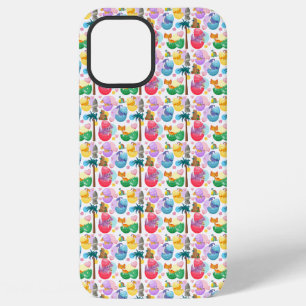 Colorful Painted Dinosaur Pattern iPhone 12 Pro Max Hoesje