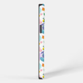 Colorful Painted Dinosaur Pattern iPhone Hoesje (Rechterkant)