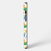 Colorful Painted Dinosaur Pattern iPhone Hoesje (Linkerkant)