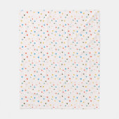 Colorful Painted Dots  Fleece Deken (Voorkant)