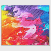 Colorful painting background cadeaupapier (Vlak)