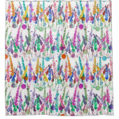 Colorful Painting Flowers Douchegordijn (Voorkant)