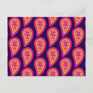 Colorful Paisley Briefkaart