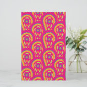 Colorful Paisley Briefpapier (Staand voorkant)