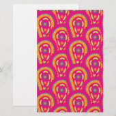 Colorful Paisley Briefpapier (Voorkant / Achterkant)