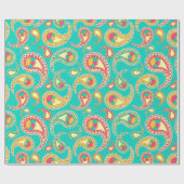 Colorful Paisley Cadeaupapier (Vlak)