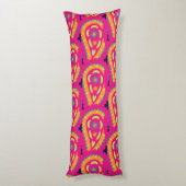 Colorful Paisley Lichaamskussen (Achterkant (Verticaal))