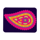 Colorful Paisley Magneet (Horizontaal)
