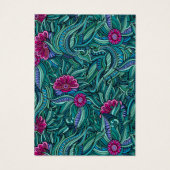 Colorful Paisley Modern Pattern die Achtergrond ve Visitekaartje (Achterkant)